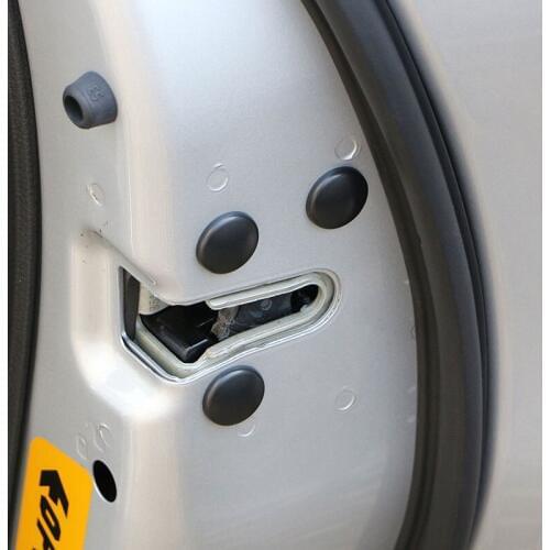 Carmilla Car Door Lock Screw Protector Cover for SsangYong Actyon Turismo Rodius Rexton Korando Kyron Musso Sports Accessories