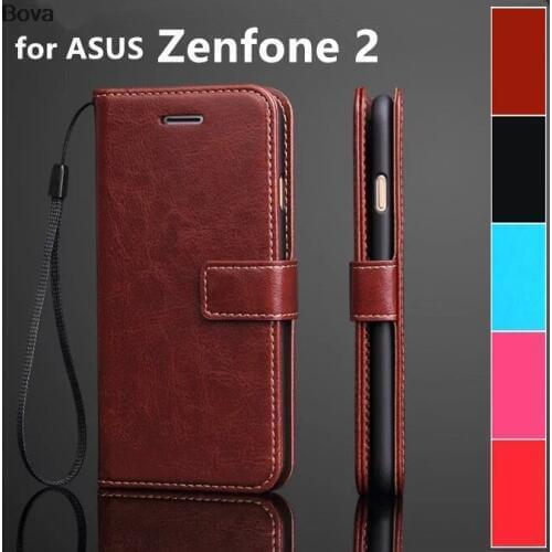 For ASUS zenfone 2 ZE551ML card holder cover case for ASUS Zenfone 2 Pu leather phone case ultra thin wallet flip cover