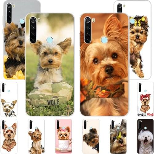 Yorkshire terrier dog cute puppy Soft silicone Case For Xiaomi Mi Note10 9T CC9 9 8 A3 Lite Play A2 6x Redmi Note8 8 7 5 Pro 6 4