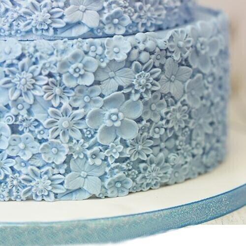 Plum Blossom Chrysanthemum Four-petaled Flower Fondant Cake Silicone Mold Birthday Wedding Decoration DIY Cake Baking Tools