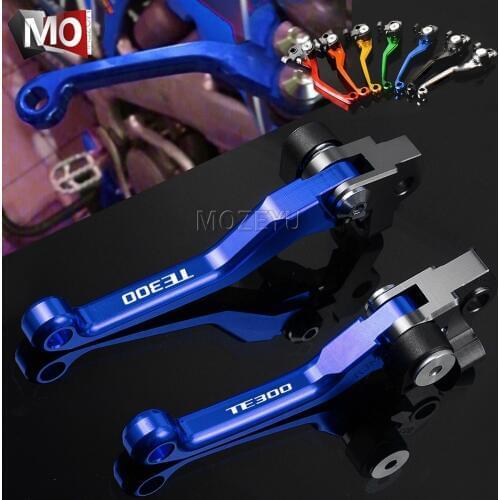 For HUSQVARNA TE300 TE 300 2014-2016 2015 2017 Motocross CNC Pivot Brake Clutch Levers Dirt Bike Motorcycle Motorbike