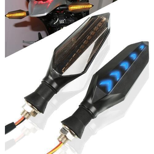 FOR SUZUKI GSX1400 GSX1400 GSX650F HAYABUSA/GSXR1300 SV1000/S Motorcycle LED Flexible Turn Signal Indicator Amber Light
