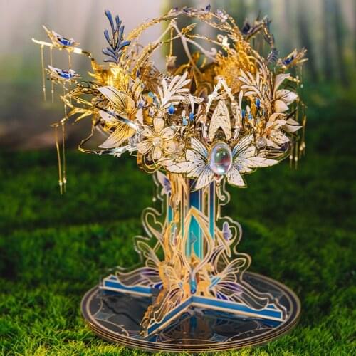 Art Model MU 3D Metal Puzzle Elf 's Crown model KITS Assemble Jigsaw Puzzle Gift Toys For Children