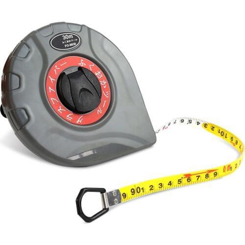 Measuring Tools Fiber Tape Measure Tape Portable Rugby Measure Ruler Tape Meter 50m