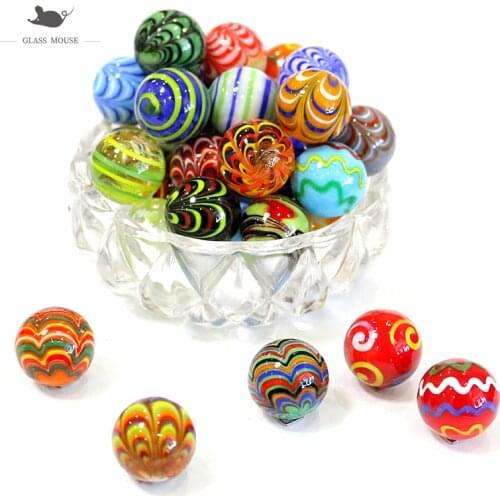 Home Decor Collection Creative Handmade Glass Marbles Balls 25mm Rarity Children Puzzle Game Toys Cute New Year Gifts For Kids