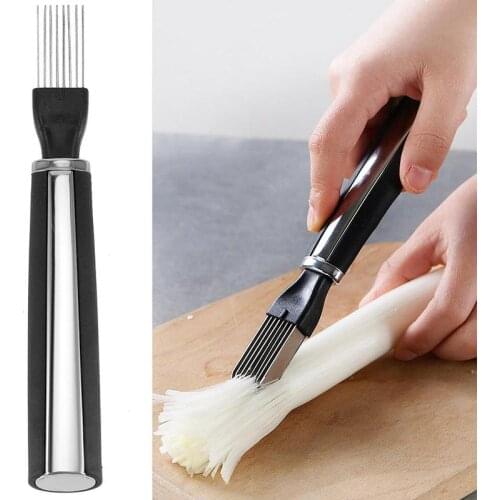 Creative Onion Cutter Graters Vegetable Cooking Tools Steel Kitchen Gadgets Onion Knife Green Shredded Z2A3