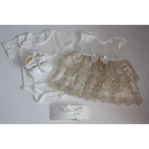 Girl Baby Mevlüt Suit Laced 4 Piece