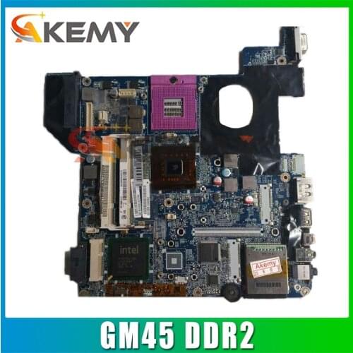 AKEMY A000060050 DATE1MMB8E0 Main board For Toshiba Satellite U400 laptop motherboard GM45 DDR2 with graphics slot free cpu