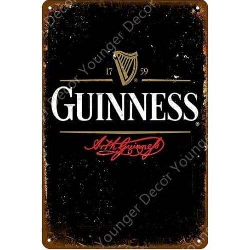 My Goodness My Guinness Metal Painting Poster Vintage Bar Pub Decorative Plaque Home Decor Beer Advertising Wall Tin Sign YI-056