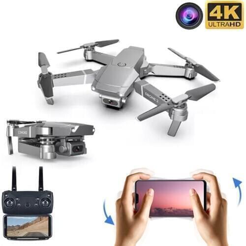 Mini RC drone with 4K camera wide angle 1080P HD WIFI FPV E68 Quadcopter Model electronics Professional selfie dron Toys boys