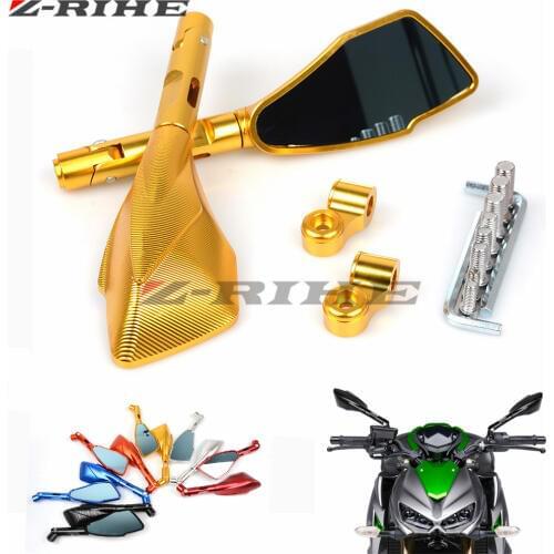 Motorcycle Rearview Mirror Aluminum rear side mirrors FOR YAMAHA FZ09 MT-09 tmax Suzuki honda ducati bmw KAWASAKI Z250 Z800