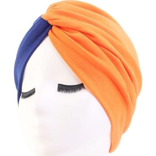 New Fashion Women Turban soft cotton Twist Headband Bohemian turban headscarf chemo cap Bandana Hijab Turbante Hat