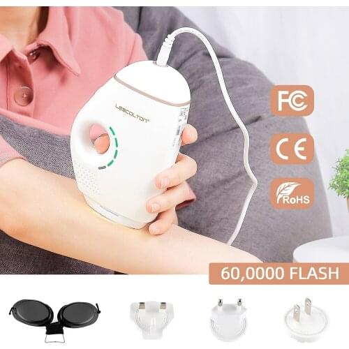 Permanent 600000 Flashes New Laser Epilator Professional IPL Epilator Hair Removal Painless Electric Epilator for Bikinis Women