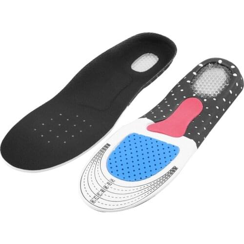Free Size Unisex Orthotic Arch Support Shoe Pad Sport Running Gel Insoles Insert Cushion for Men Women New