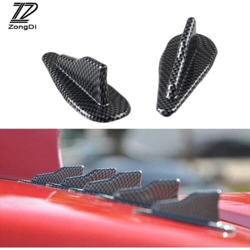 ZD 10Pcs Car Roof Shark Fins Spoiler Wing for BMW E46 E60 Ford focus 2 Mazda 3 Volkswagen Polo Golf 4 Skoda octavia Kia rio 2017