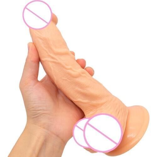 Realistic Huge Dildo Super Long Soft Penis Dick Dildo Female Masturbator Silicone Suction Cup Dildos for Women Sex Toy