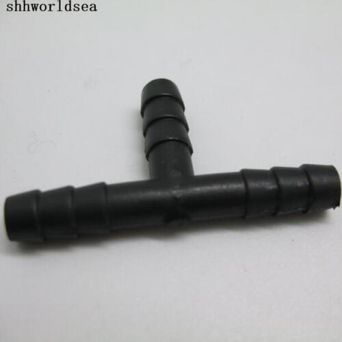 Shhworldsea auto parts and car plastic fastener tubing hose tee connectors barbed on all ends