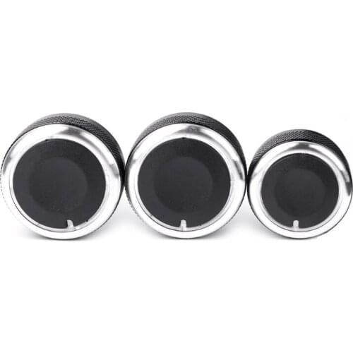 T3ED 3 Pcs Air Condition Knob Car A/C Heater Control Switch for nissan Tiida NV200 Livina Geniss