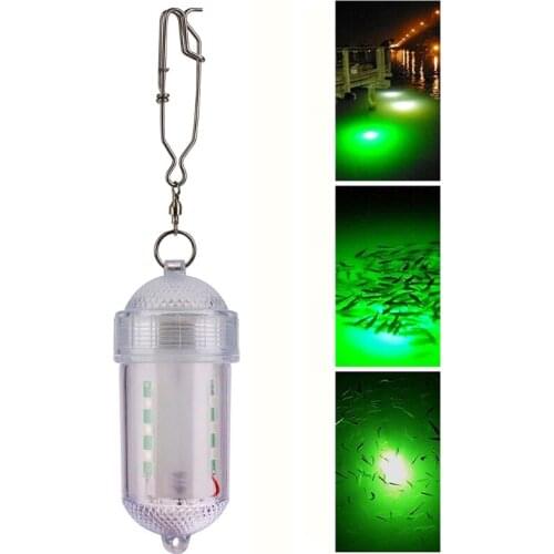 12 LED Night Fishing Light Fish Gathering Underwater Attracting Fish Lamp Waterproof Lure Light