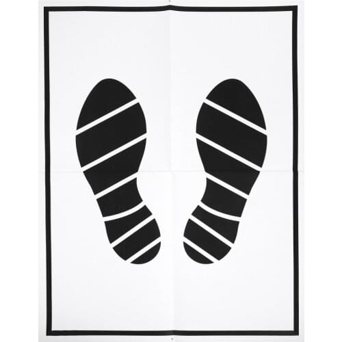 50Pcs Disposable Car Interior Floor Mats Printing Papers Automotive Foot Mats