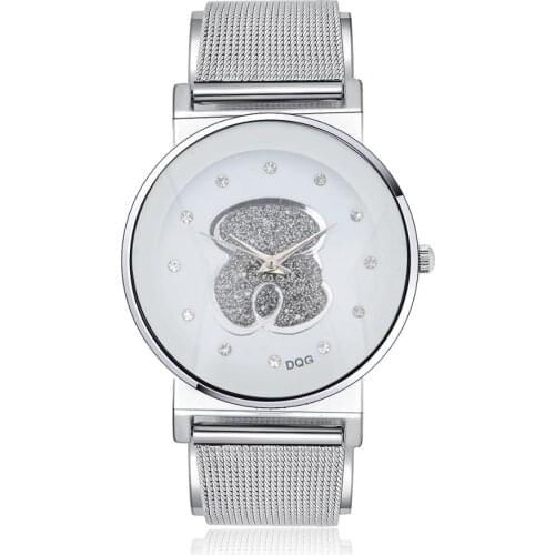 Kobiet Zegarka 2019 New Women Watch Relogio feminino Fashion Brand Analog Bear Watches Women Quartz Wristwatch reloj mujer