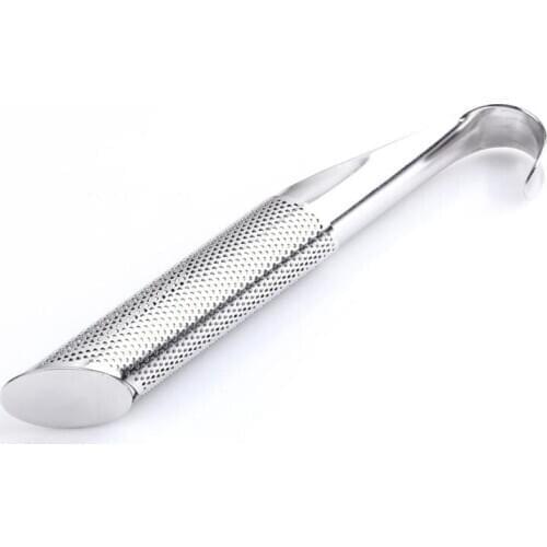 Stainless Steel Tea Infuser Creative Pipe Design Tea Strainer for Mug Fancy Filter for Puer Tea Herb Tea Tools Accessories