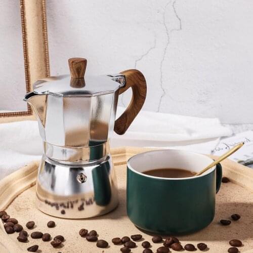 Coffee Maker Pot Aluminum Mocha Espresso Percolator Pot Coffee Kettle Cafetera Home Outdoor Stovetop Coffee Maker Cafe Tools