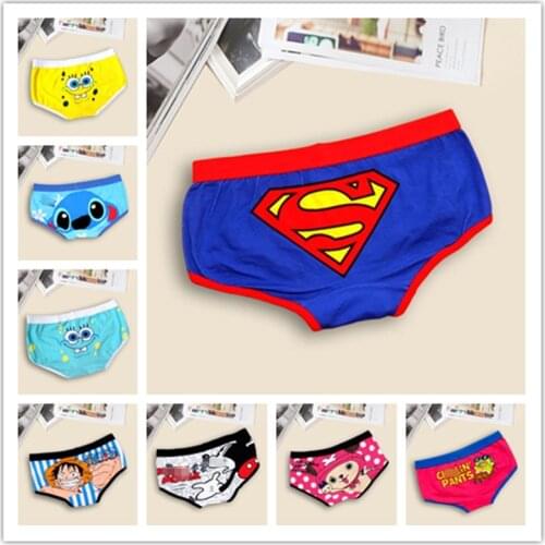 Cartoon super hero sponge underwear low waist cute girl briefs women panties
