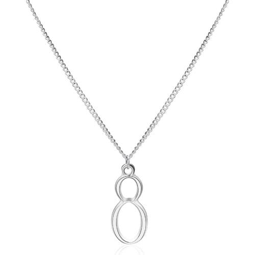 New digital Roman Arabic Numeral Sign time chain Necklace Lucky Numbers symbol Logo Necklace Family Friend Birthday date Jewelry