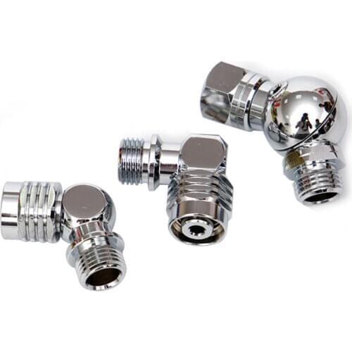 OOTDTY 90/110/360 Degree Swivel Hose Adapter for 2nd Stage Scuba Diving Regulator Connector Dive Accessories