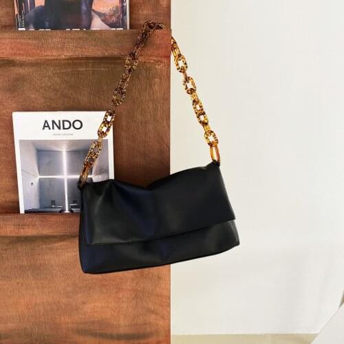 Autumn winter fashion Korean style design one-shoulder underarm bag retro simple messenger bag cowhide