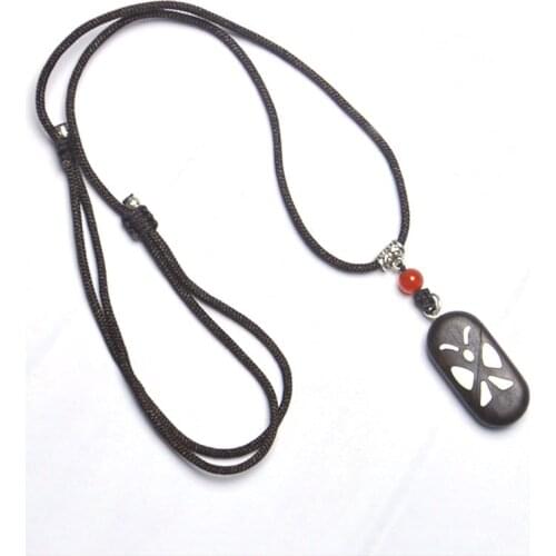 Free Custom Photo Handmade Customize Lllusionist Magician Wood Photo Locket Necklace Pendant Sweater Necklaces Cosplay Gifts