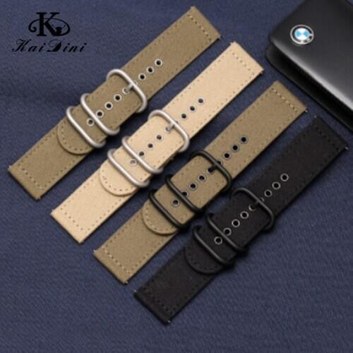 Mens sports watch accessories PRG-650 PRG-600YBE-5 waterproof canvas nylon strap 3 Colors NATO Watchband Universal Nylon Strap