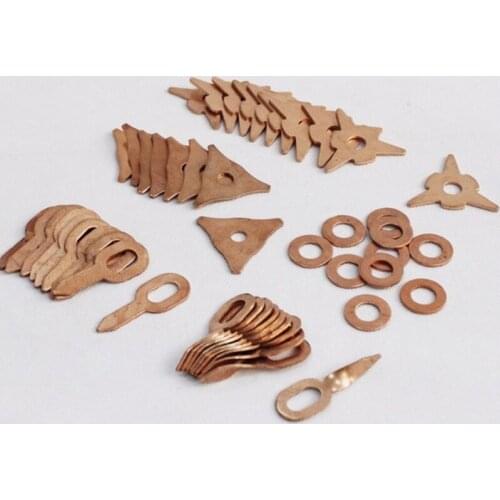 Assortment Washers Flat For Spotter Copper plated steel Pack Mixed Consumables