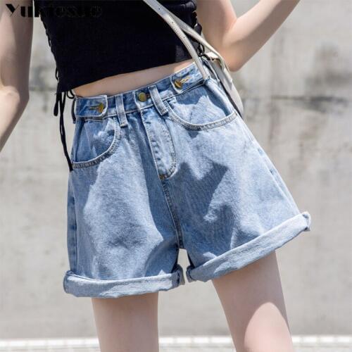 Plus Size Womens summer Shorts High Waist Shorts Women Casual Denim Shorts 2020 Fashion female Jean femme Short Pants Women