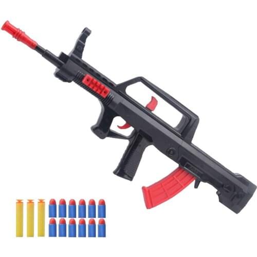 Type 95 Assault Rifle Toy Gun Soft Sucked Bullet Manual Air Heat Gun Weapon Silah For Adults Kids Outdoor Game