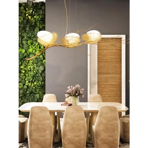 Modern Bird Nest Pendant Lights Restaurant Living Room Dining Pendant Lamps Led Bar Bedroom Home Deco Hanging Lights Fixtures