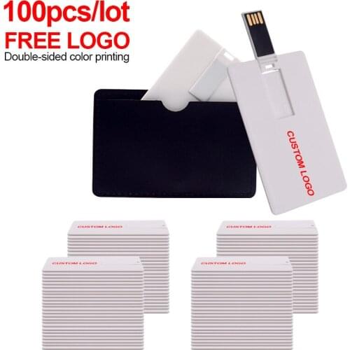 100pcs/lot memory card usb pen drive custom logo free memoria stick 64gb 32gb USB 2.0 flash drive 16gb 8gb high speed usb drive