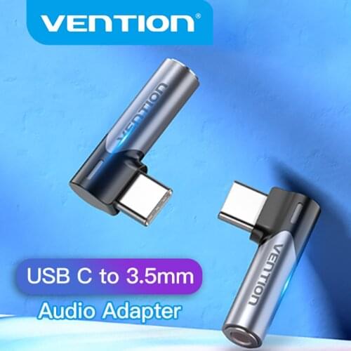 Vention Type C to 3.5 Jack Female Earphone Aux Connecter USB Type C to Jack 3.5 mm Adapter for Xiaomi Samsung Huawei P30 mate 20
