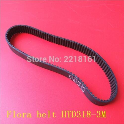 3pcs free shipping Large format printer Flora small belt HTD 318-3M for LJ320P/LJ3208P/LJ320K/LJ3208K flat timing O ring belt