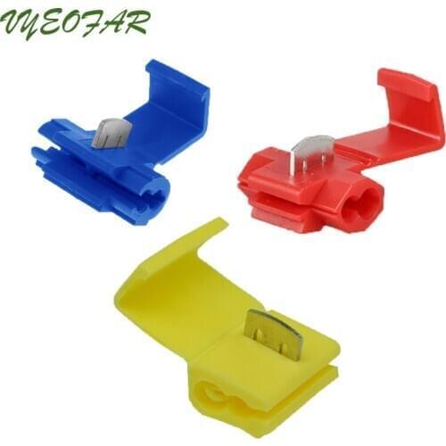 30pc Electric Wire Spade Terminals Splice Crimp Terminal Wire Connector 10-22 AWG Gauge 0.5mm-6mm Wire range Home improvement