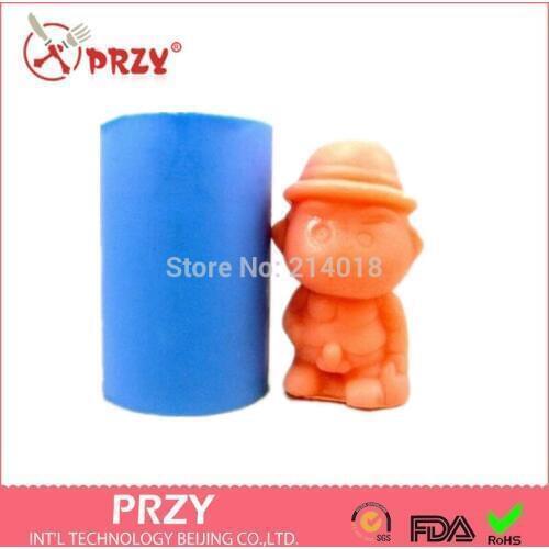 3D Soap Mold Cake Decoration Mold Manual Handmade Soap Mold Candle DIY Sell Hot Crayon Modelling Silicon Moulds Silicone Rubber