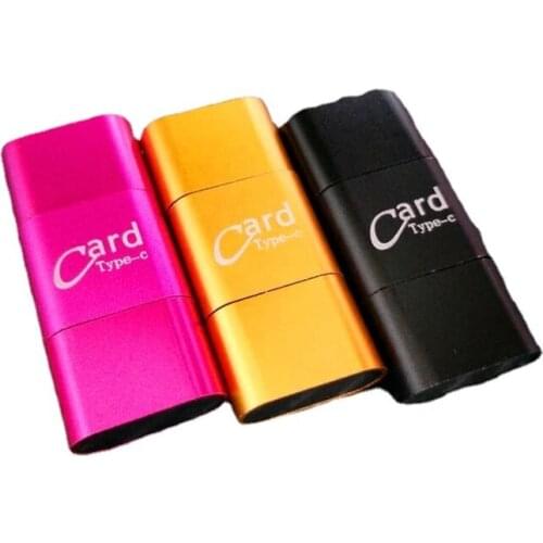 3in1 Card Reader Universal 3 In1 OTG Type-C Card Reader USB 3.0 To 2 Slot TF SD for Phones PC Light