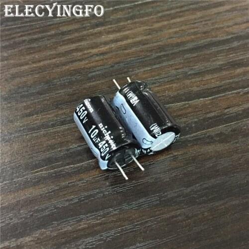 50pcs 10uF 450V NICHICON VZ Series 12.5x20mm 450V10uF Wide Temperature Range Aluminum Electrolytic Capacitor
