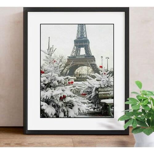 Diamond Painting Winter Landscape Cross Stitch Full Kits 5D Diy Diamond Mosaic Square Drill Home Decor Children Gift