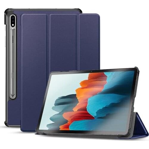 Tablet Case for Samsung Galaxy Tab S7 PU Leather Slim Cover for Samsung Tab S6 Lite S7 Plus 2020 Auto Sleep Wake