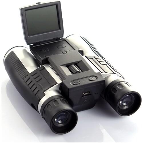 5MP 1080P 2" LCD Display 12x32 Digital Camera Binoculars USB Rechargeable Photo Video Recorder Surveillance Camera Telescope