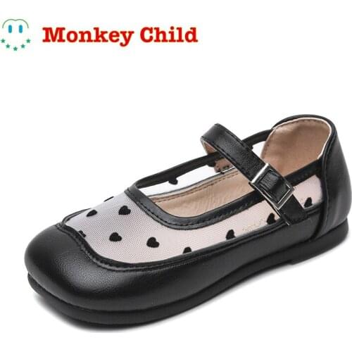 2021 New style Girls Korean version Bow tie Children Baby shoes Spring Autumn Soft bottom Princess shoes