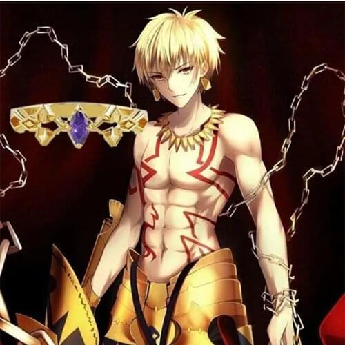 Fate Grand Order Gilgamesh Cosplay Finger Ring Fashion Jewelry Halloween Costume Accessory Prop