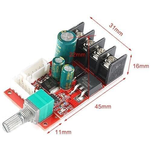 DC 10V-50V 15A DC PWM Motor Speed Controller Module LED Dimmers Board High-Power LED Dimmer Module Speed Switch